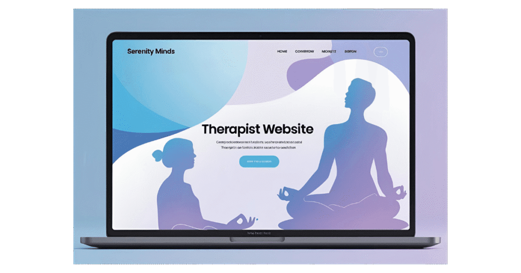 Serenity Minds. Wp SHift Studio portfolio project. Figma to Wordpress