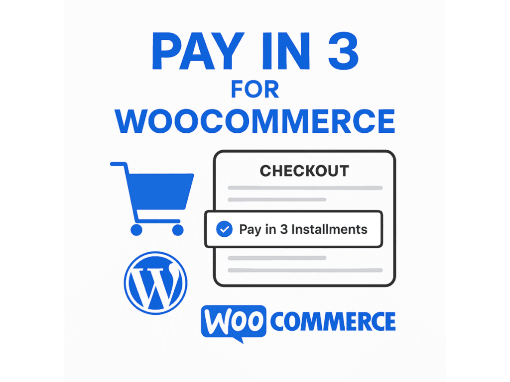 Shopping cart with pay in 3 option.